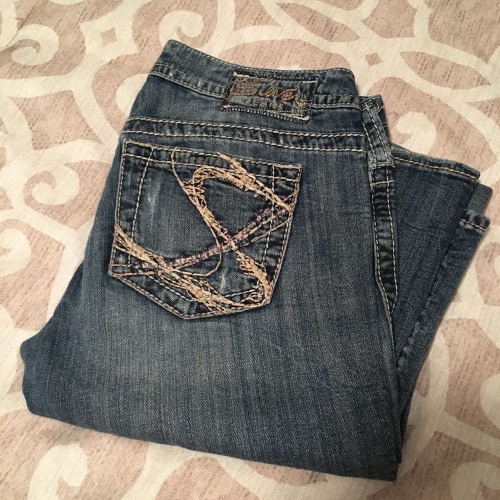 Distressed Silver Jeans